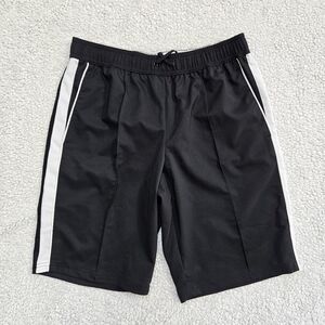 Black and White Athletic Shorts